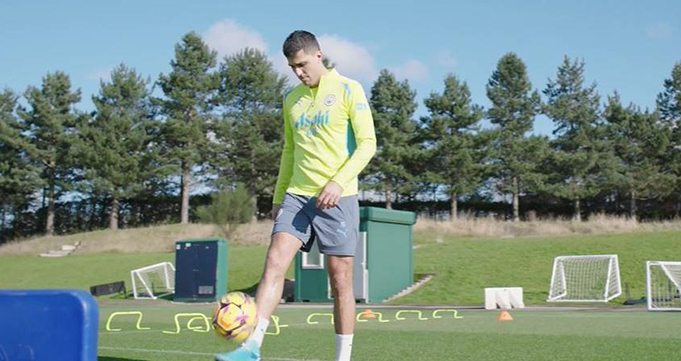 Rodri Kembali Terlihat Latihan Individu di Manchester United